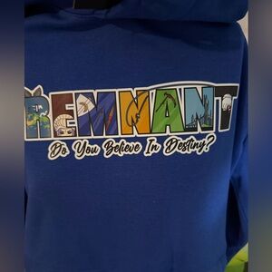 Small Remnant RWBY Blue Hoodie and Sticker!